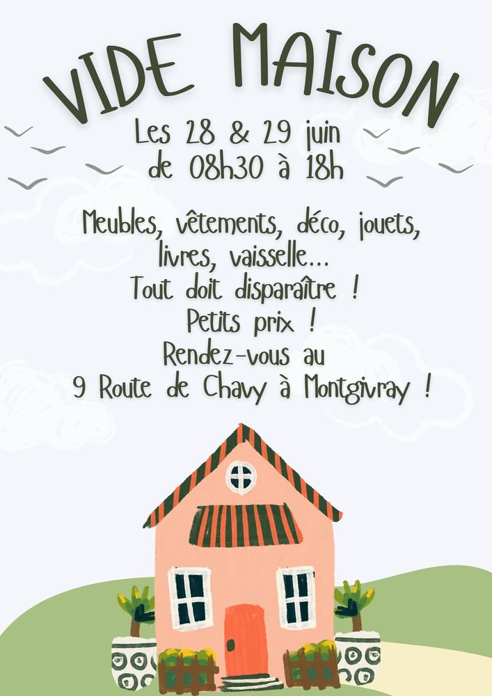 GRAND VIDE-MAISON !
0 Montgivray (36)