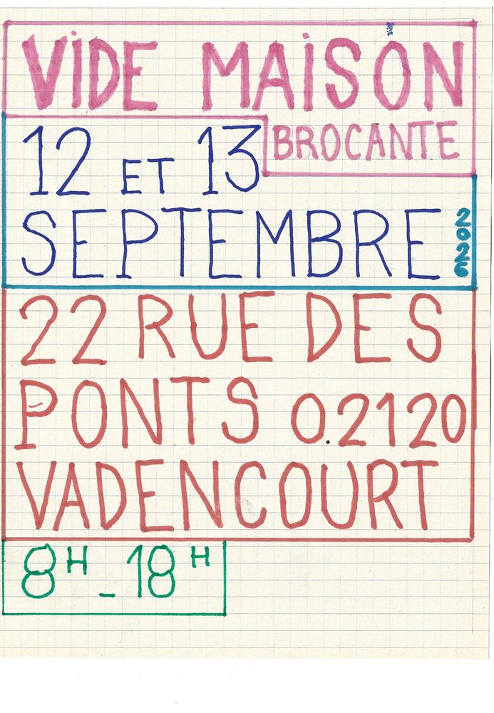 grand vide maison brocante 0 Vadencourt (02)