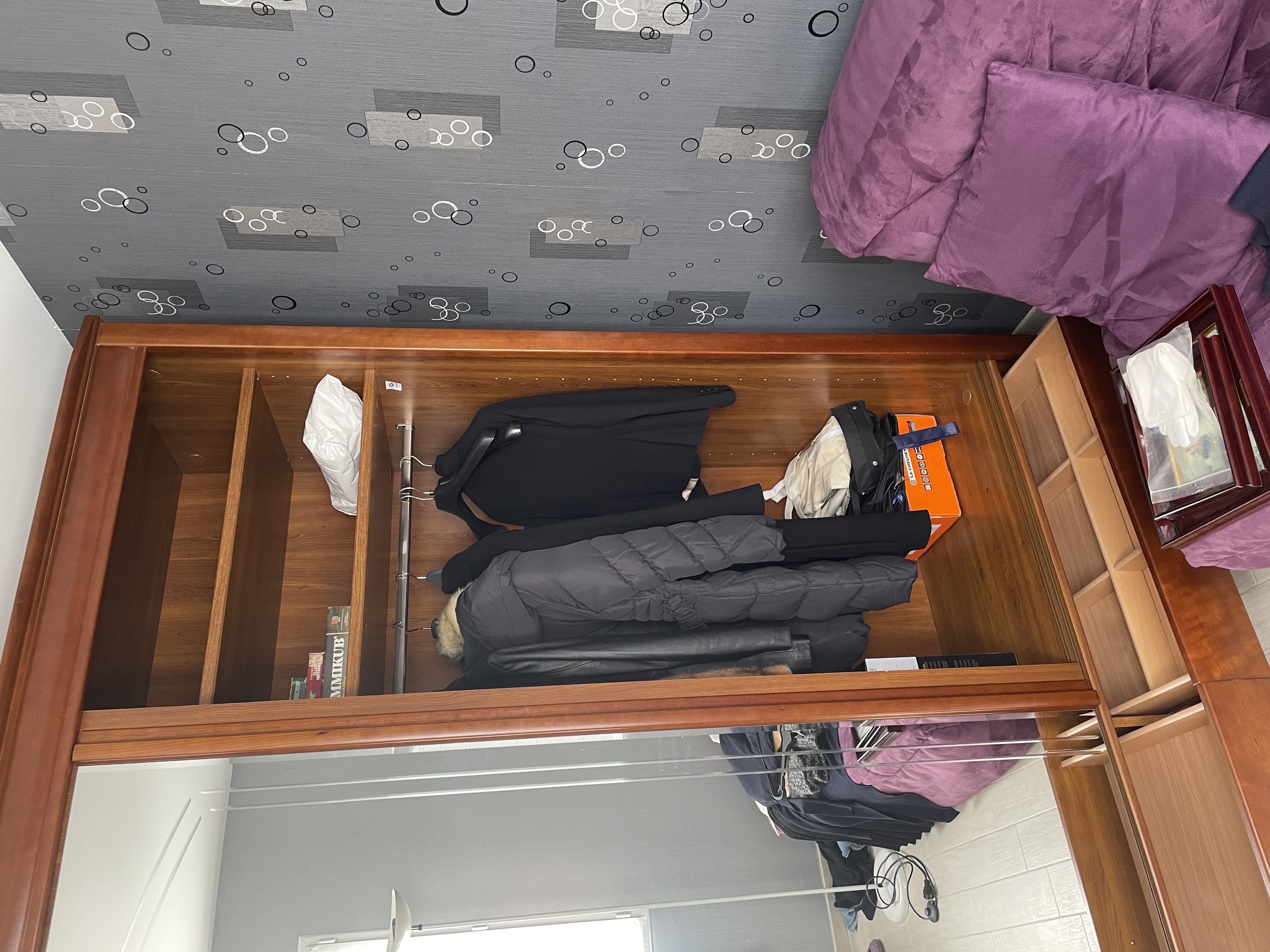 Grande armoire chambre portes vitr�es coulissantes 180 Pornic (44)