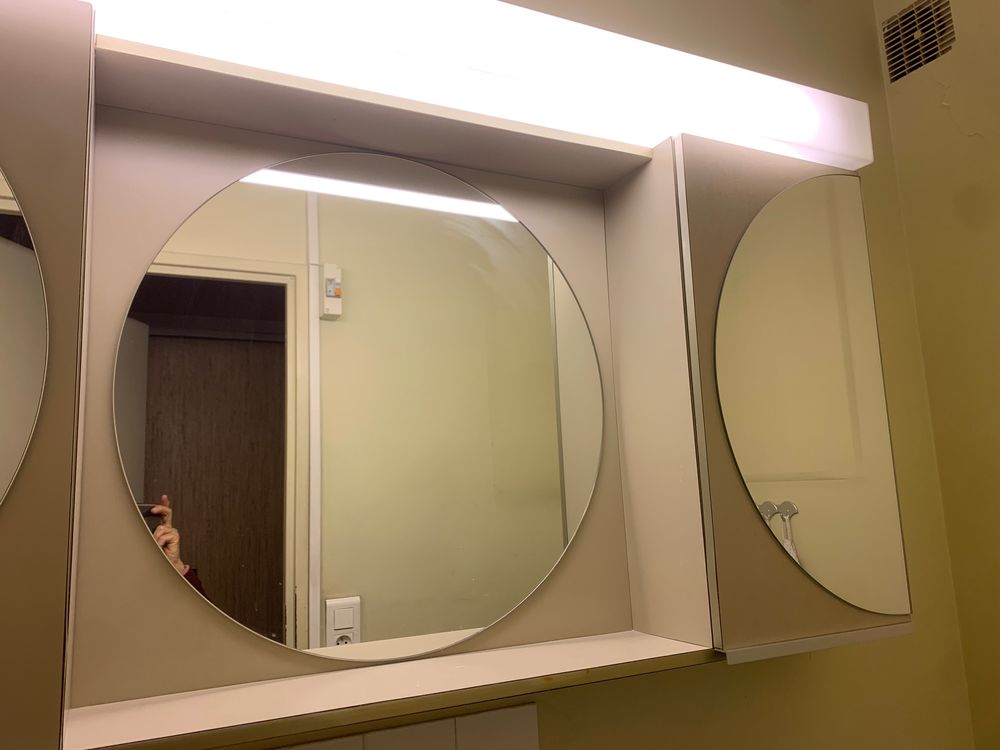 Grande Armoire de Salle de Bain Vintage 20 Oullins (69)