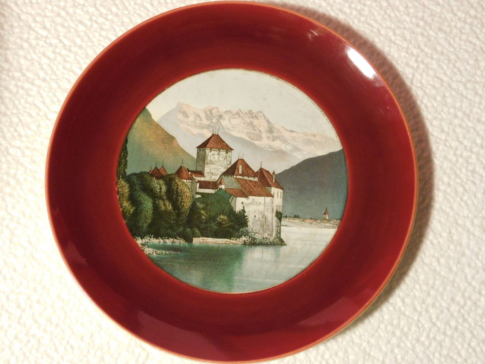   grande assiette murale du chateau de chillon suisse 20 Veyziat (01)