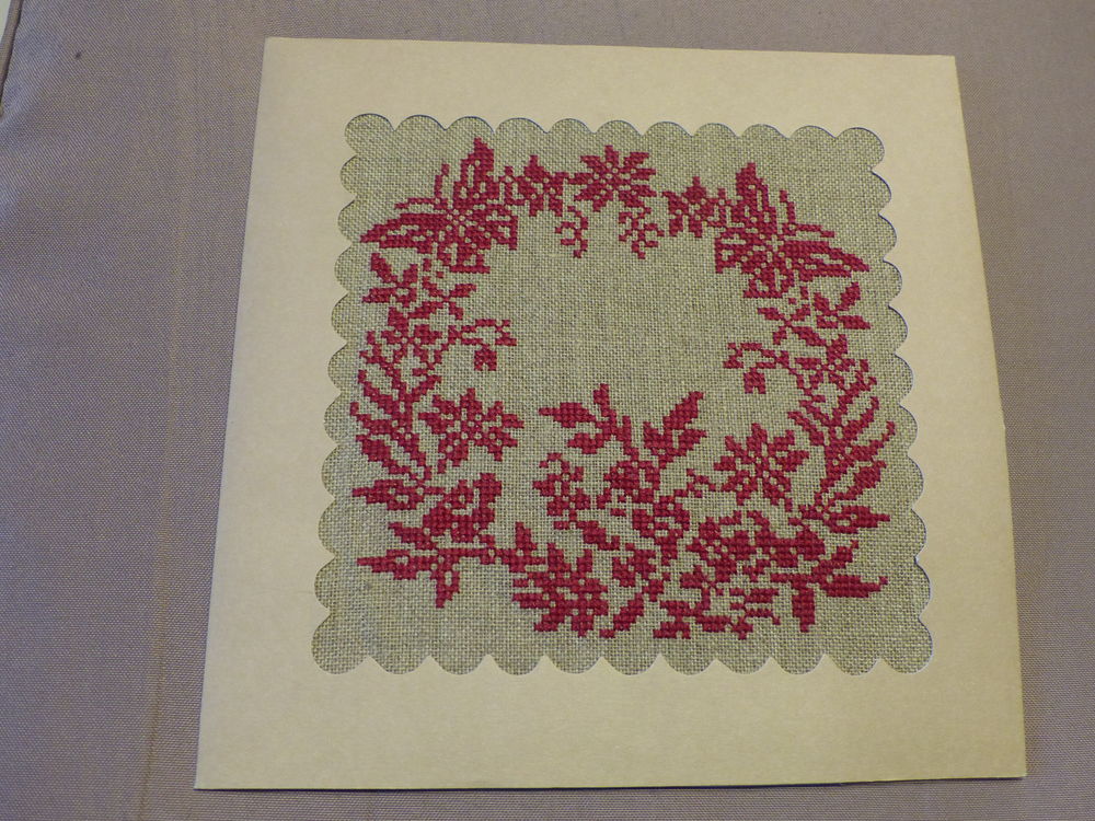 grande carte personnalis�e au POINT DE CROIX 8 Roclincourt (62)