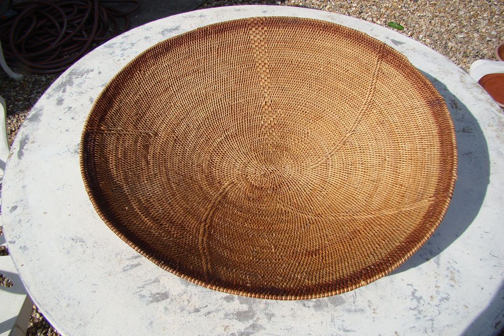 Grande corbeille ronde en rotin � 57 cm 30 Gargenville (78)