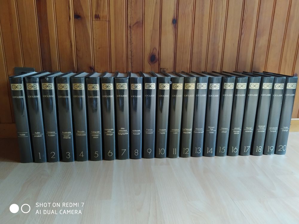 La Grande Encyclopédie de 20 volumes + 1 index 200 Saint-Chamond (42)