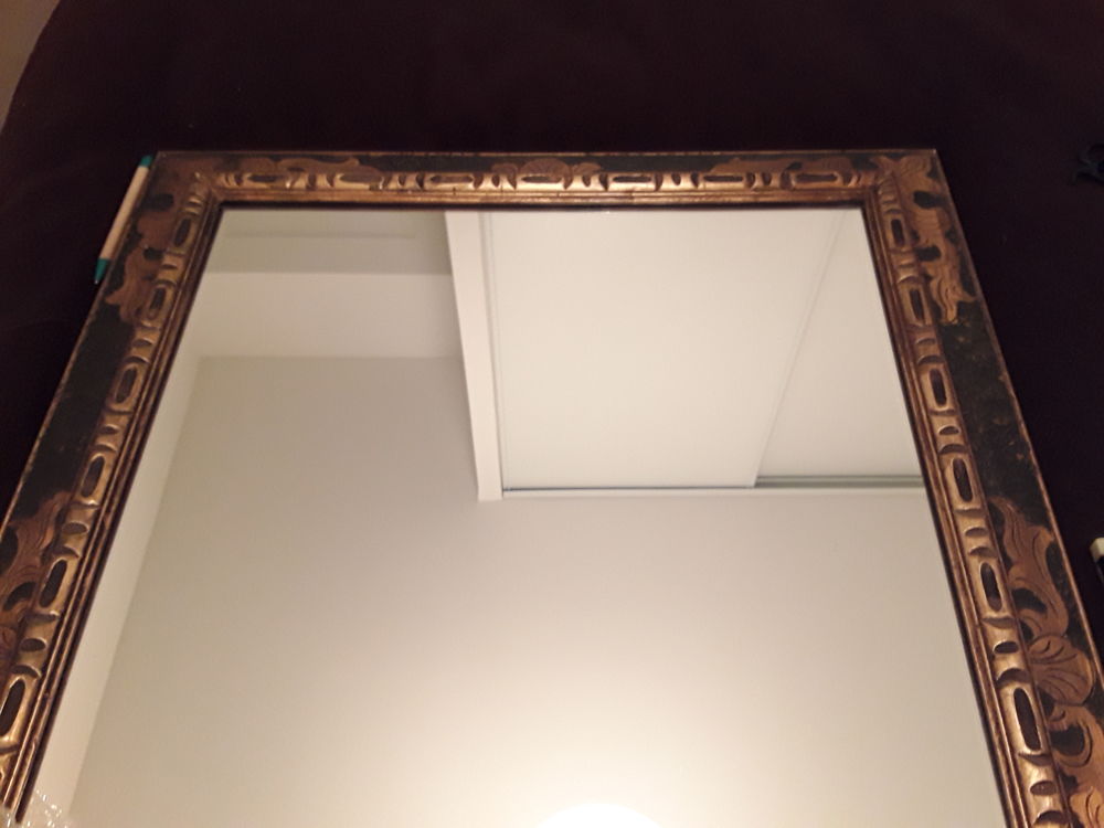 Grande glace en bois bien encadr�e 90 La Rochelle (17)