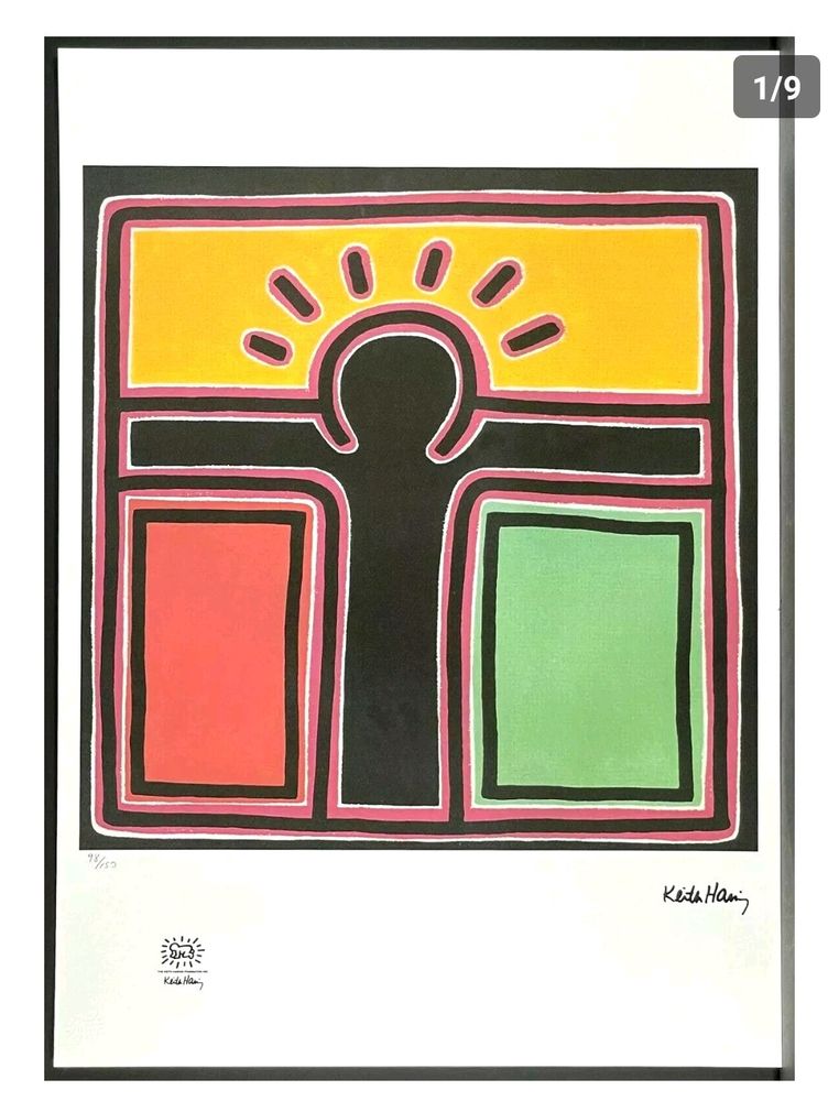 Keith Haring Lithographie Signée Et Numérotée 