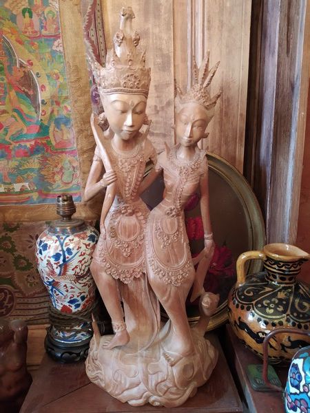 Grande Sculpture Bois Sculpt� Bali Indon�sie 79 Loches (37)