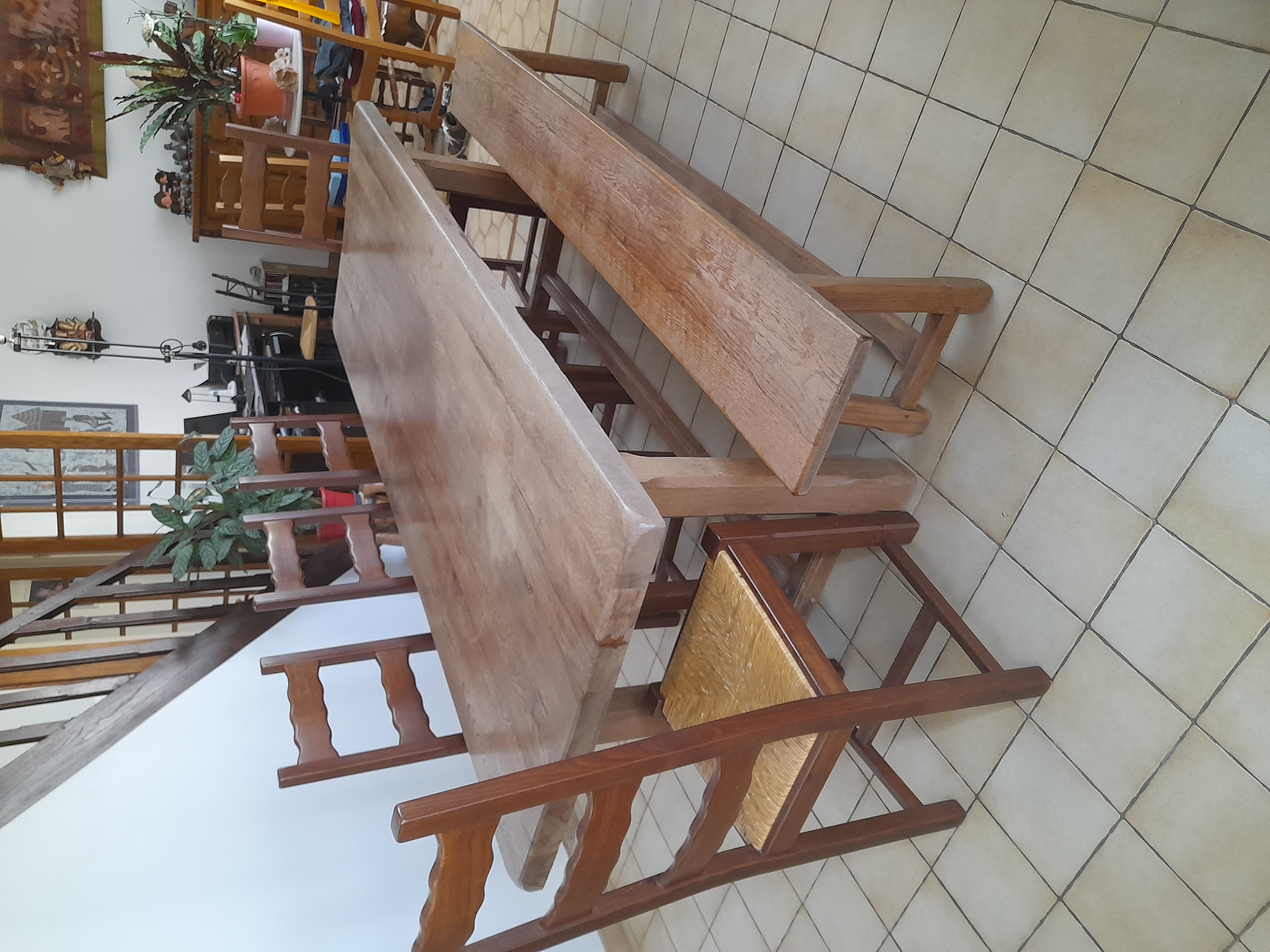 GRANDE TABLE en CHENE 10 PERSONNES 450 �ragny (95)