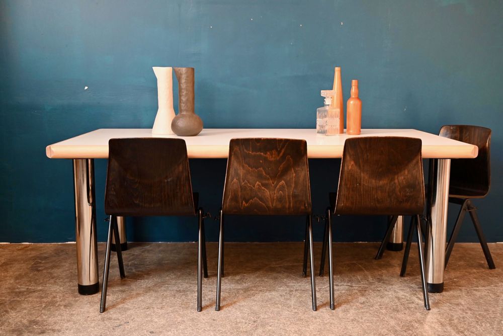 Grande table rectangulaire design Suisse �pur� 1980 980 Wintzenheim (68)