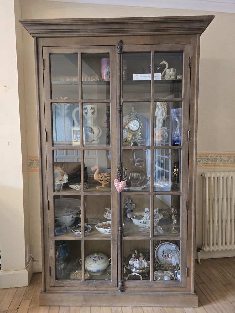 Grande Vitrine 2portes vitr�es en ch�ne 850 Crozon (29)