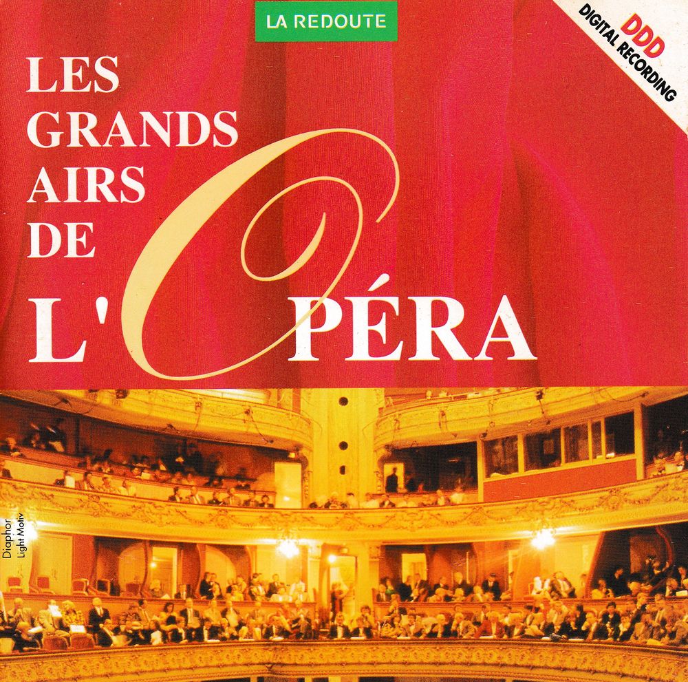 CD    Les Grands airs De L'op�ra - Objet Publicitaire 5 Antony (92)