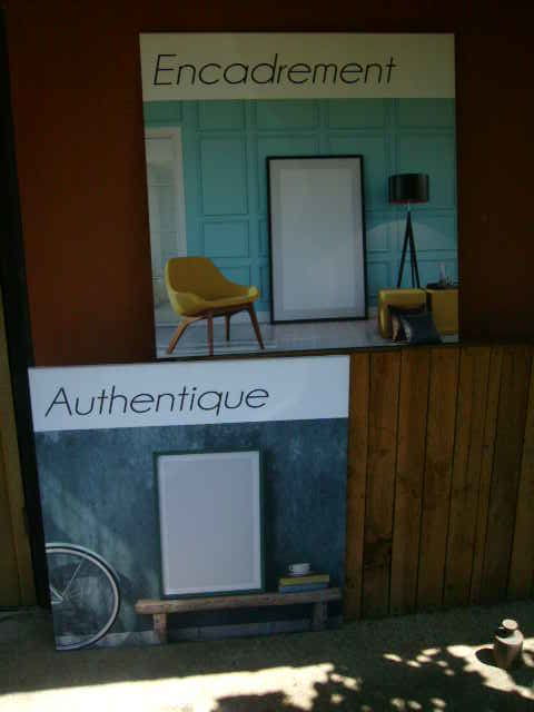 2 Grands Ch�ssis avec photo sur toile 25 Wolxheim (67)