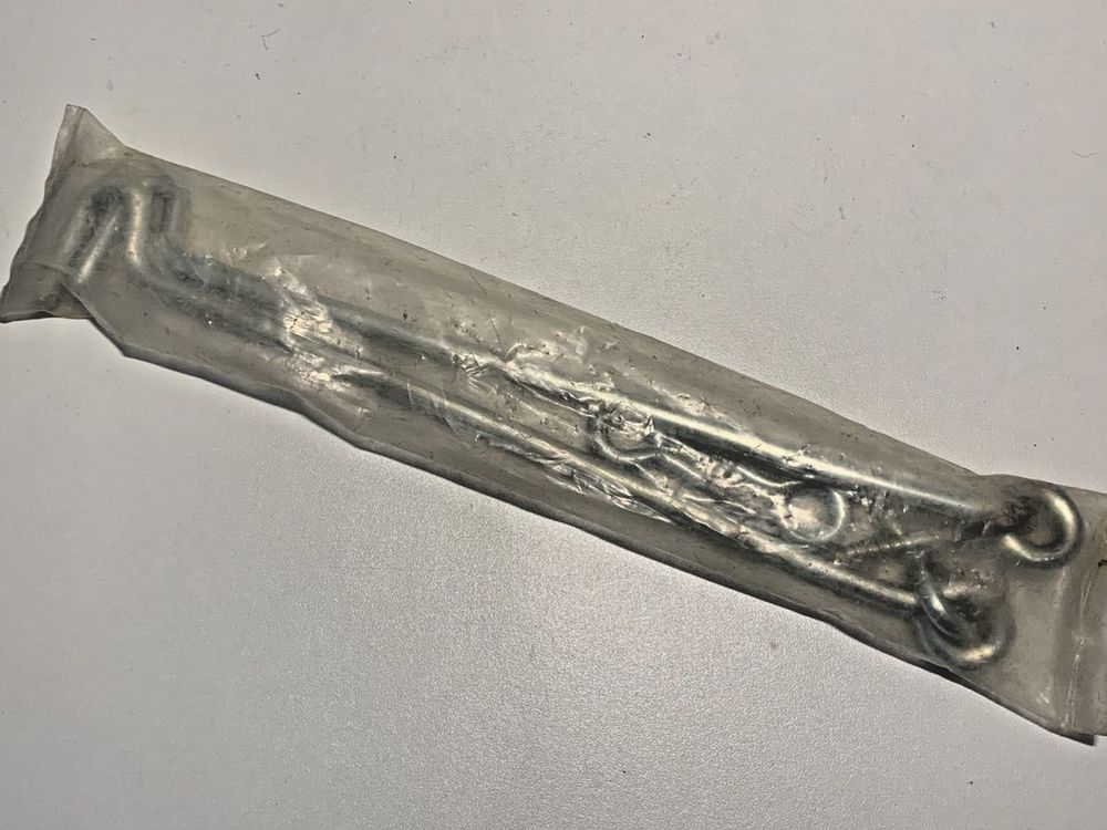 2 Grands crochets pour porte, volet Fer Galvanis� - 30 cm 20 L�ge-Cap-Ferret (33)