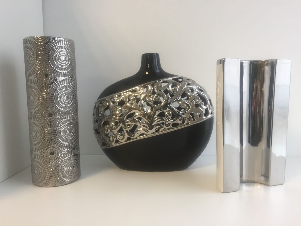 Lot de 3 Grands Vases Italiens C�ramique Design Moderniste 129 Marseille 11 (13)