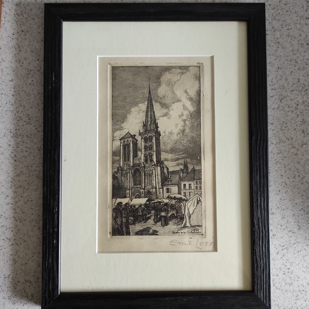 Gravure de la cath�drale de Lisieux 15 Jou�-l�s-Tours (37)