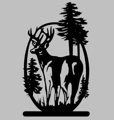 Gravure laser - Miroir grav� - Cerf 15 Metz (57)