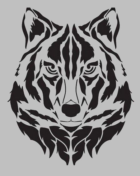 Gravure laser - Miroir grav� - T�te de loup 15 Metz (57)