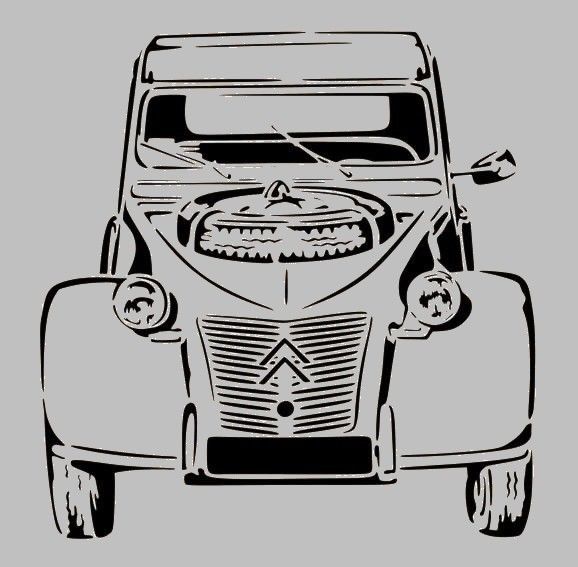 Gravure laser - Miroir grav� - 2 Cv 4x4 15 Metz (57)