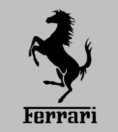Gravure laser - Miroir grav� - Logo Ferrari 15 Metz (57)