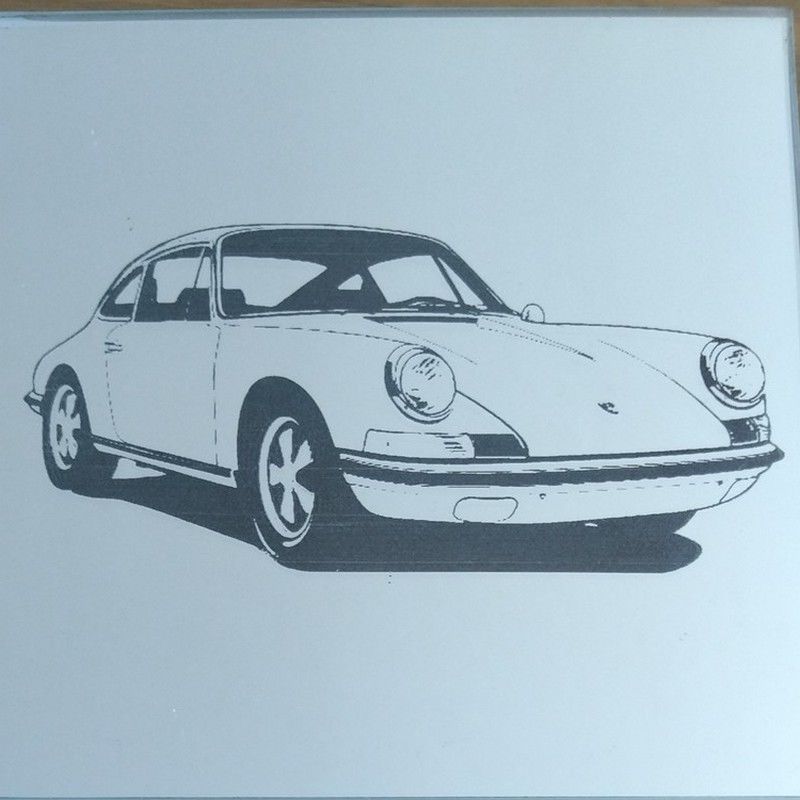 Gravure laser - Porsche 911 grav�e sur miroir 15 Metz (57)