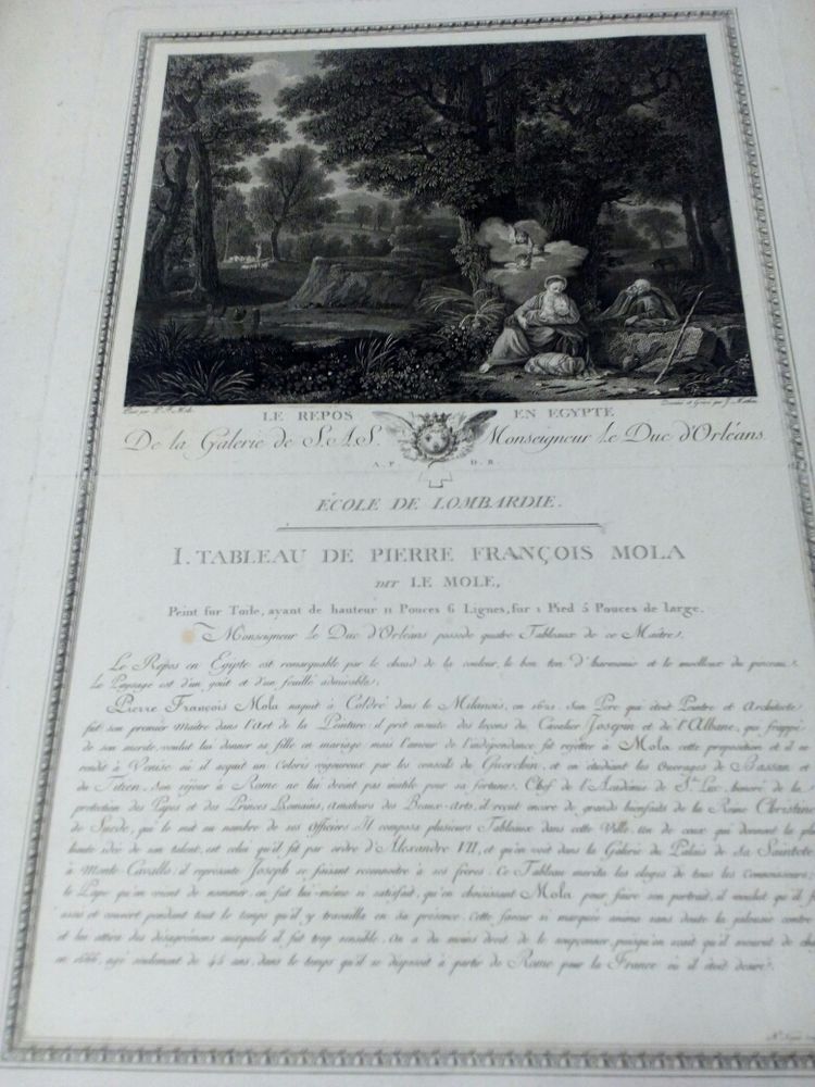 gravure par J. Mathieu peinture 2 Pierre Fran�ois Mola 140 Lisieux (14)