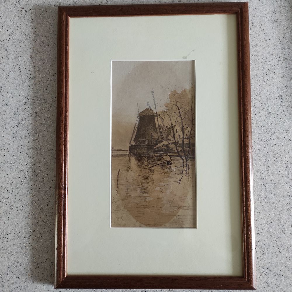 Gravure moulin 15 Jou�-l�s-Tours (37)