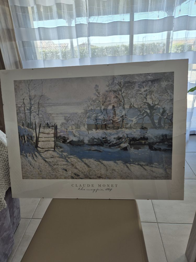 GRAVURE REPRODUCTION CLAUDE MONET 5 Donz�re (26)