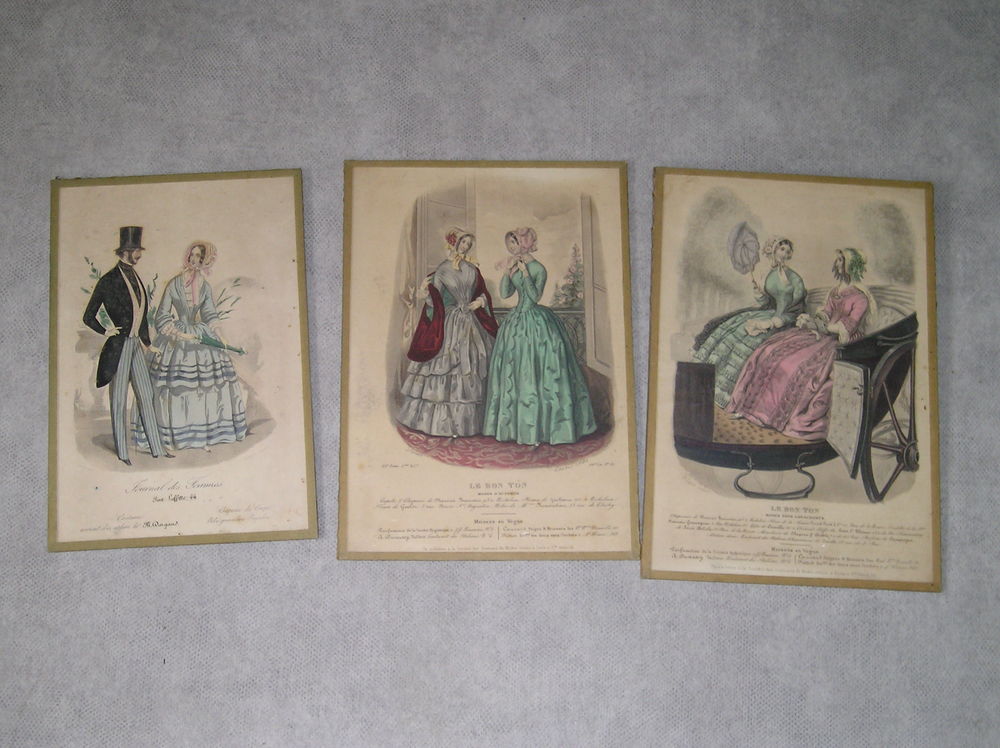 gravures de mode anciennes 12 Montpellier (34)