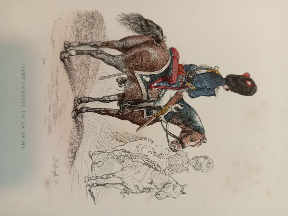 LOT DE GRAVURES ORIGINALES  MILITAIRES DE 1830 80 Montigny-l�s-Metz (57)