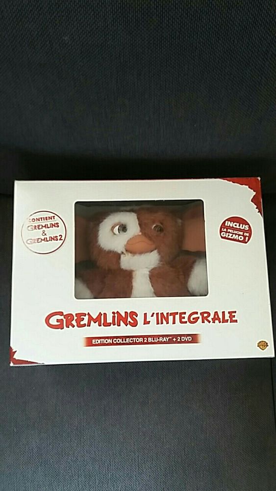 GREMLINS coffret 2 boy ray 2dvd peluche guizmo 50 Lognes (77)