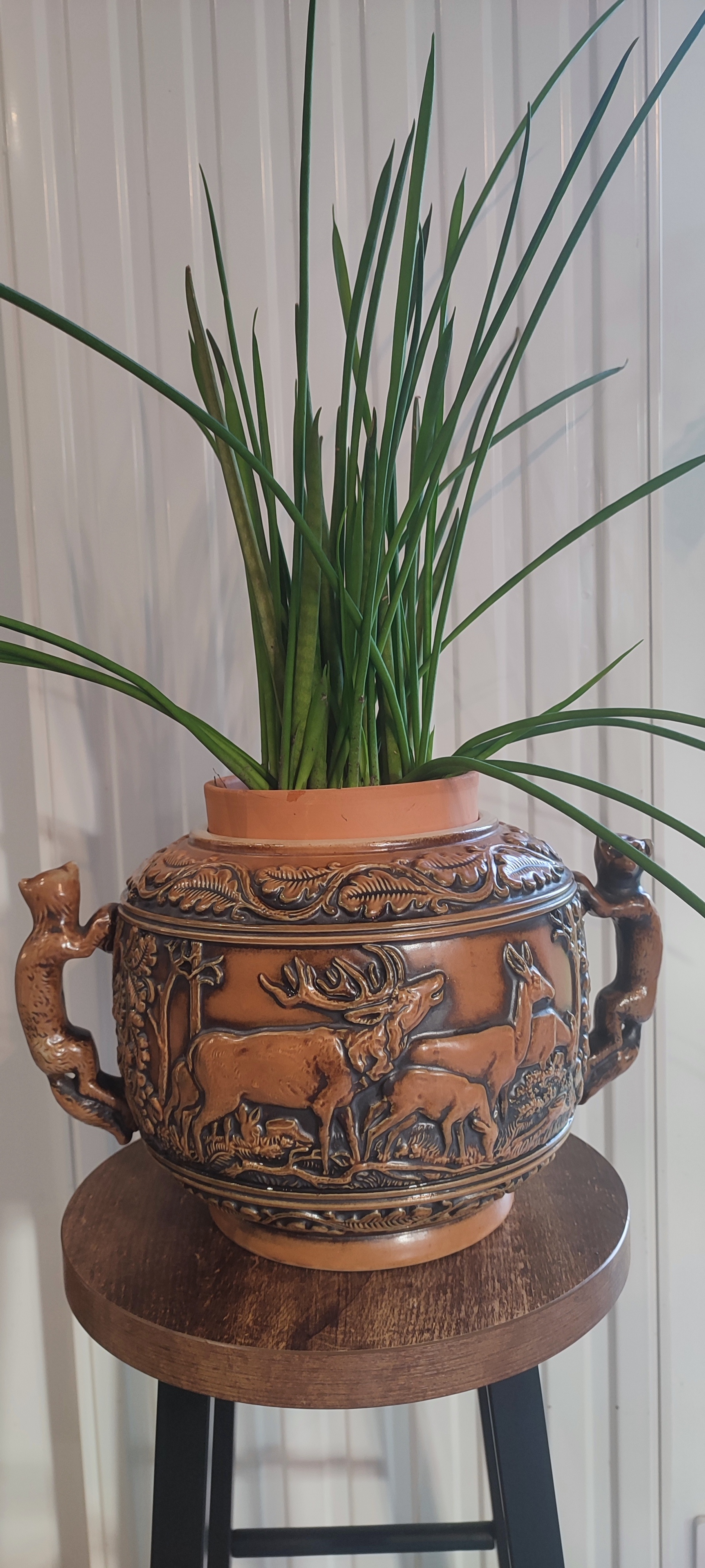 Gr�s ancien West Germ Original Gerzit Gerz Sc�ne de chasse 50 Clermont (60)