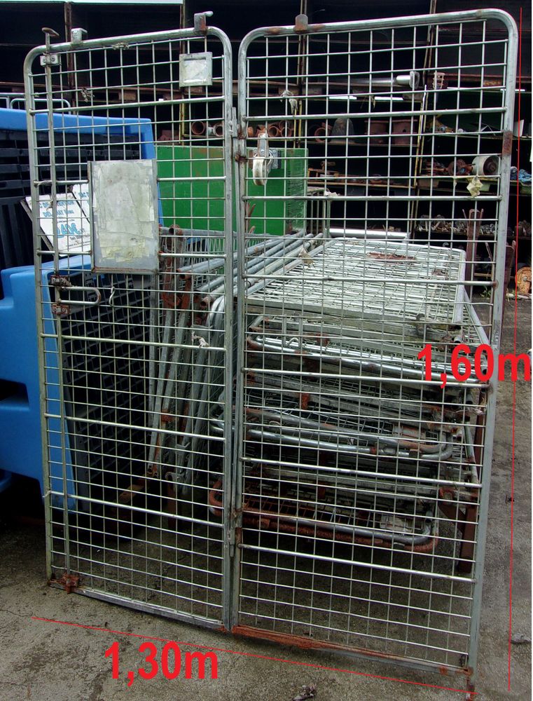 Grille Chariot Rolls (expl d'utilisation pour d�limiter un chenil, des cl�tures ou cage de contention) 7.5 Saint-Porquier (82)