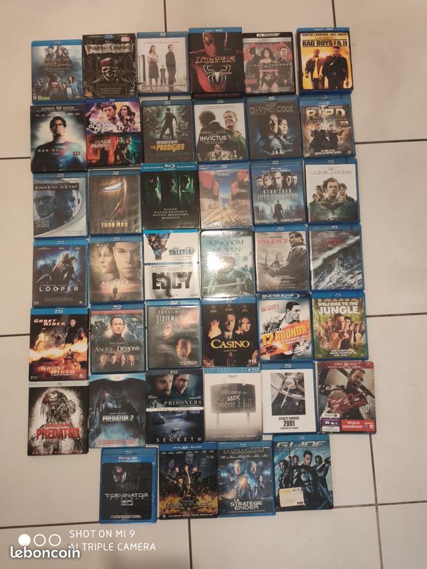 Gros lot Blu ray, DVD, jeux 0 Cogolin (83)