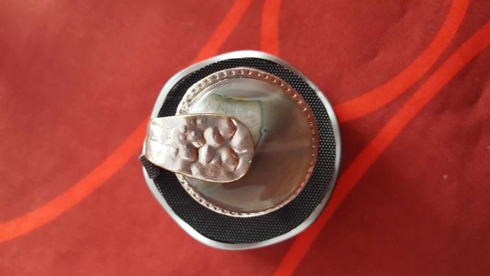  Grosse bague r�glable boucle artisanale neuve pierre N� 129 5 Beaune (21)