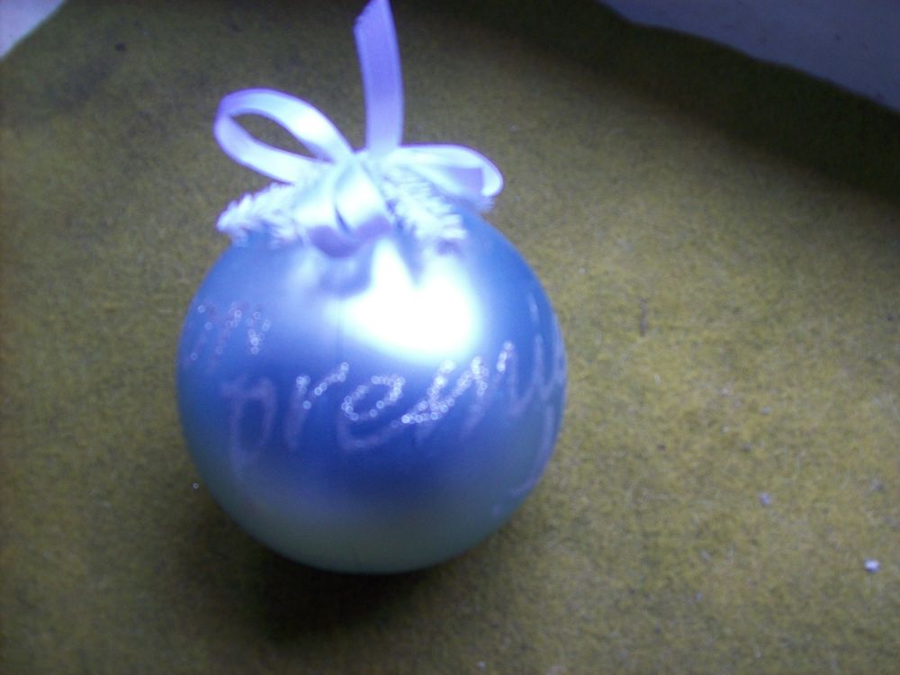 grosse BOULE  MON PREMIER NOEL  - lot 3  d�corations de NOEL 2 Martigues (13)