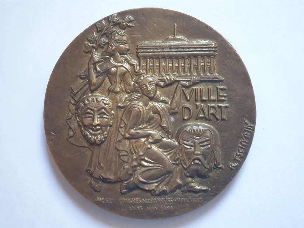 Grosse M�daille Bronze Bordeaux 80 Bordeaux (33)