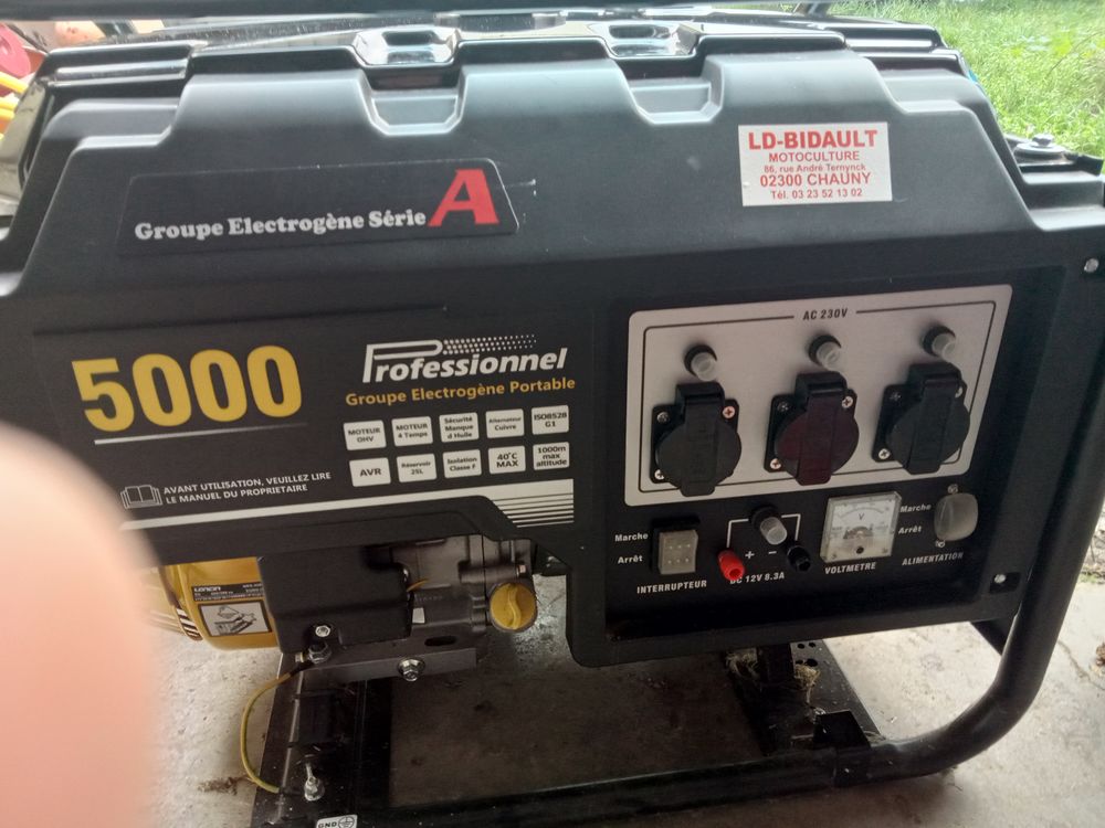 Groupe �lectrog�ne 1300 Saint-Aubin (02)