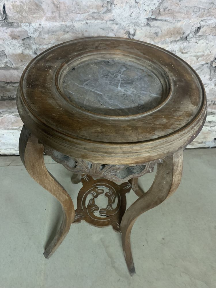 Gu�ridon avec marbre 30 Pasques (21)