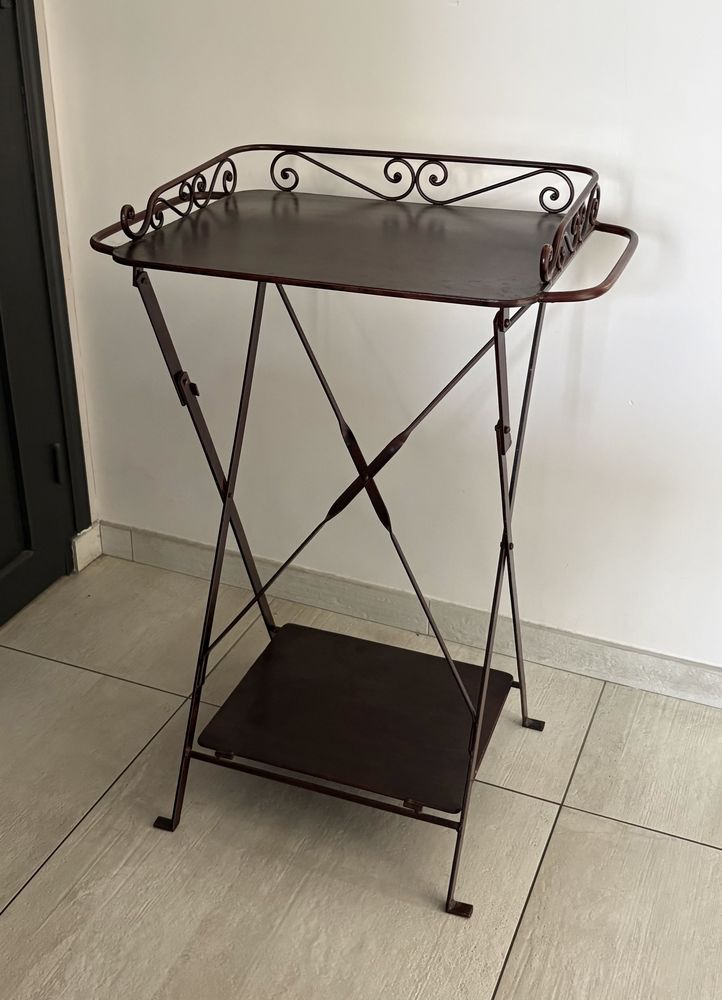 Gu�ridon m�tal peint marron 25 Concarneau (29)