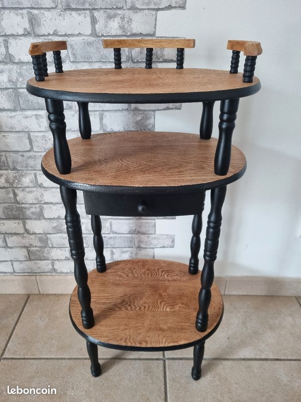 Gu�ridon vintage relook� 70 Sort-en-Chalosse (40)