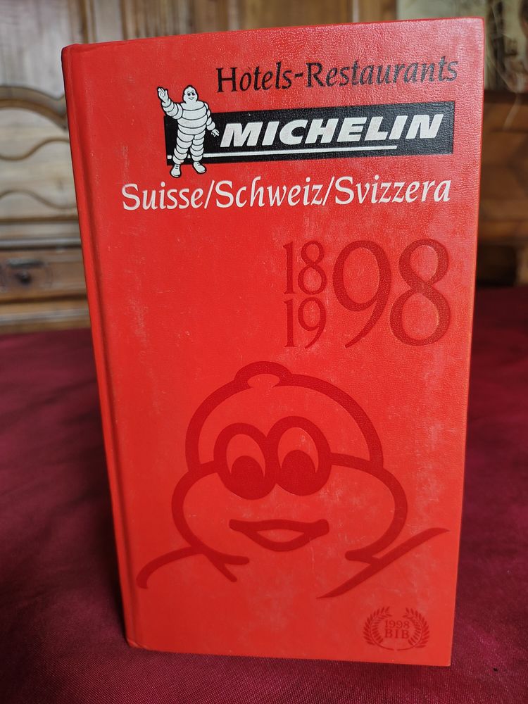 Guide michelin ann&eacute;e 1998 suisse 
