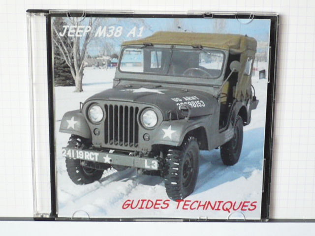 60 Guides notices techniques des Jeep M38A1, CJ, M151 sur CD 10 Antony (92)