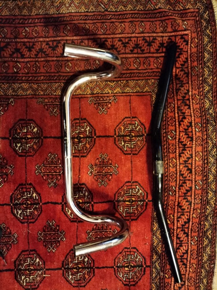Guidon De Vélo De Course Aluminium - 39 Cm, 352g, Diamètre 25,2 Mm - CTA La