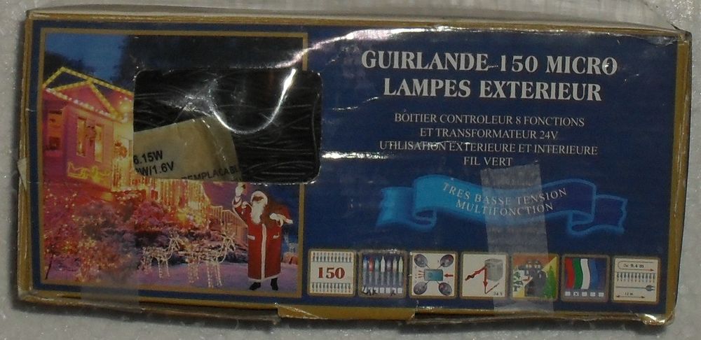 Guirlande �lectrique 150 micro lampes int�rieur / ext�rieur 17 Montreuil (93)