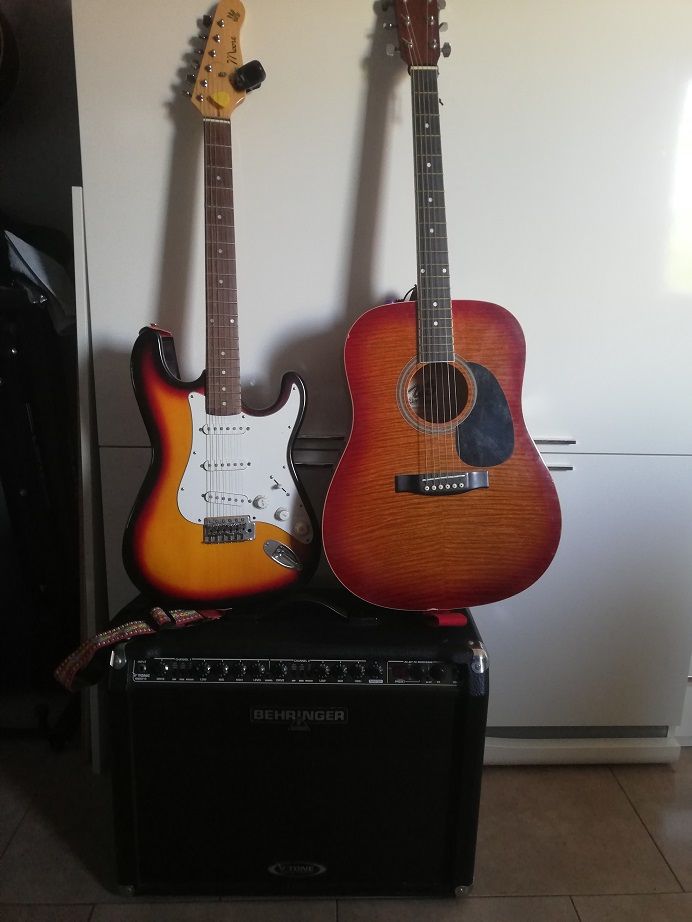 Guitare  et ampli 200 Nanterre (92)