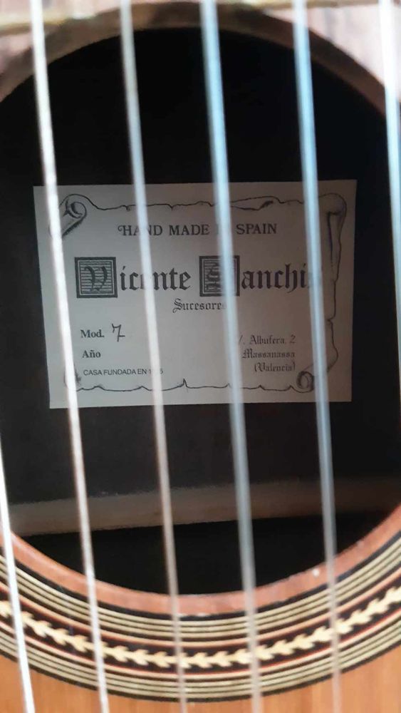 Guitare classique luthier Vicente Sanchis 100 Ch�tenay-Malabry (92)