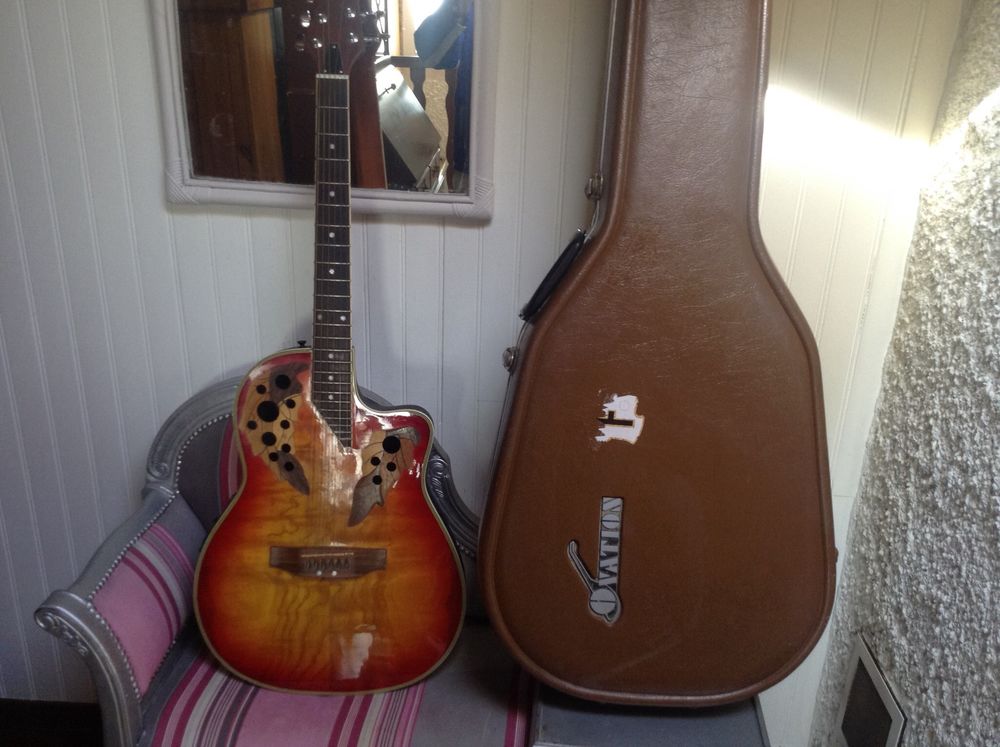 guitare �lectroacoustique stagg et etui ovation 0 Reyn�s (66)