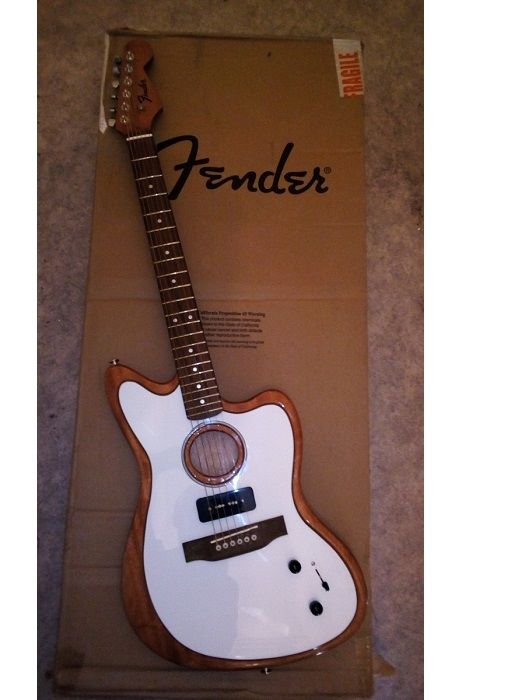 GUITARE FENDER ACOUSTASONIC USA JAZZMASTER -partcaster 650� 650 Hy�res (83)