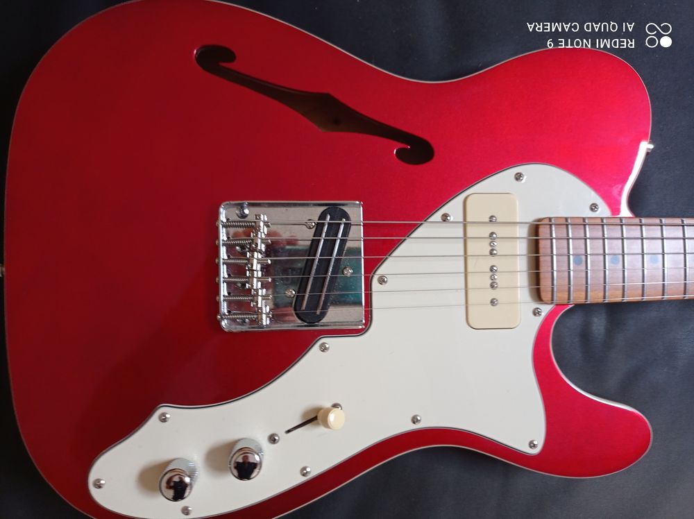 Guitare telecaster thinline couleur dakota red Neuve 450 Marseille 5 (13)