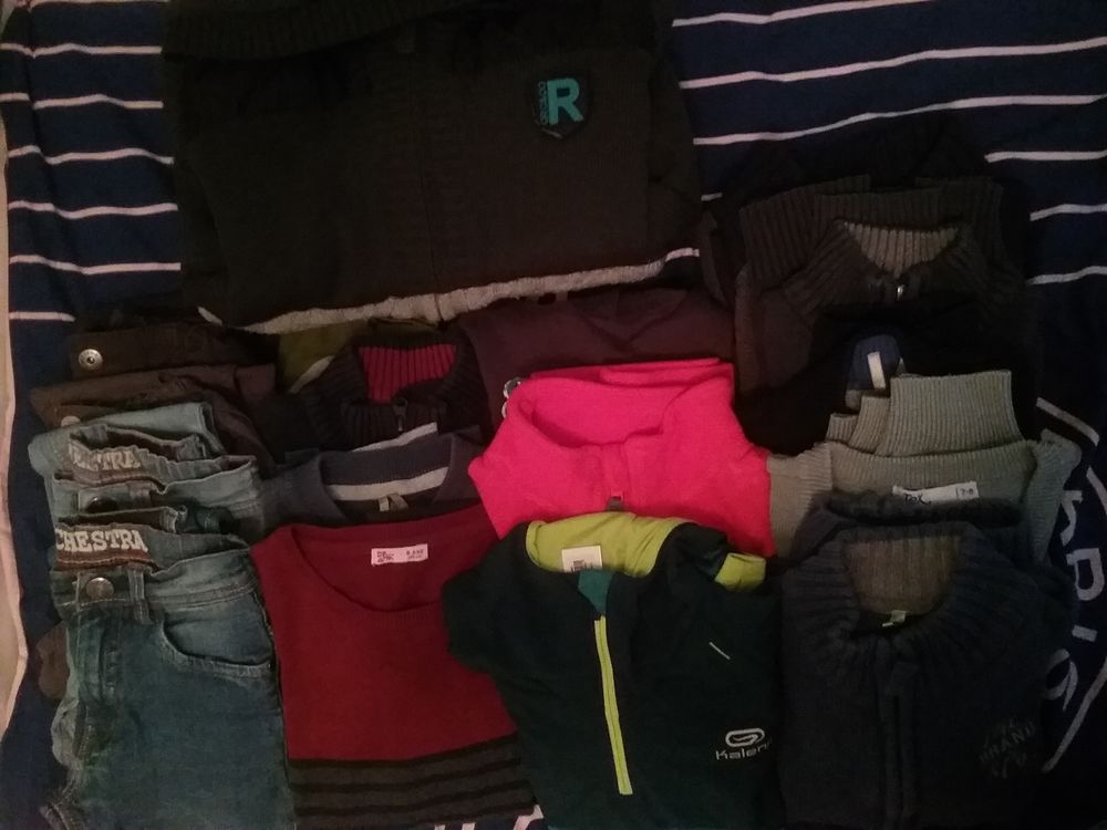 Lot habits hiver gar�on 8 ans 35 Herblay (95)